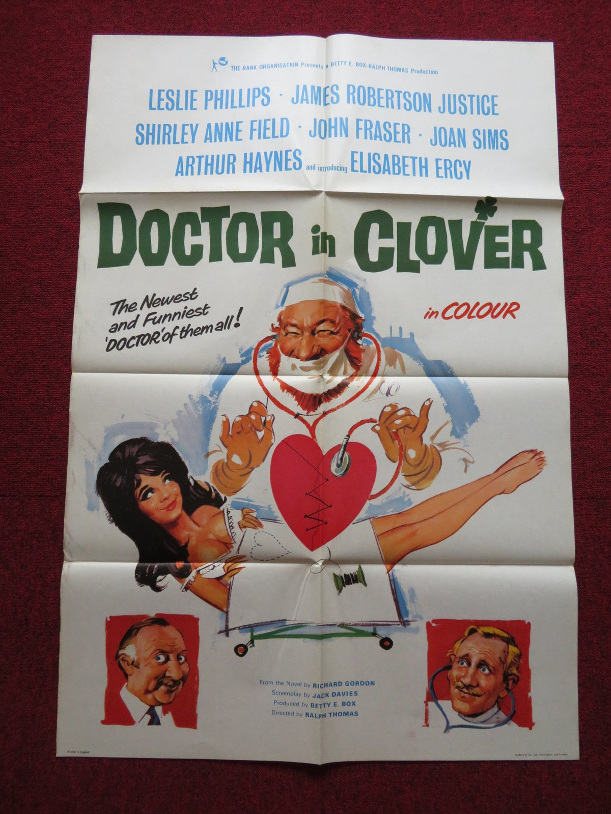 Ralph Thomas film poster: Doctor in Clover