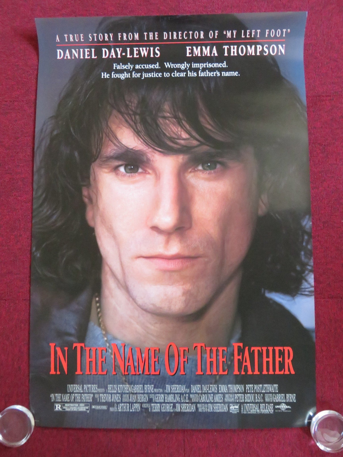 Jim Sheridan film poster: In the Name of the Father