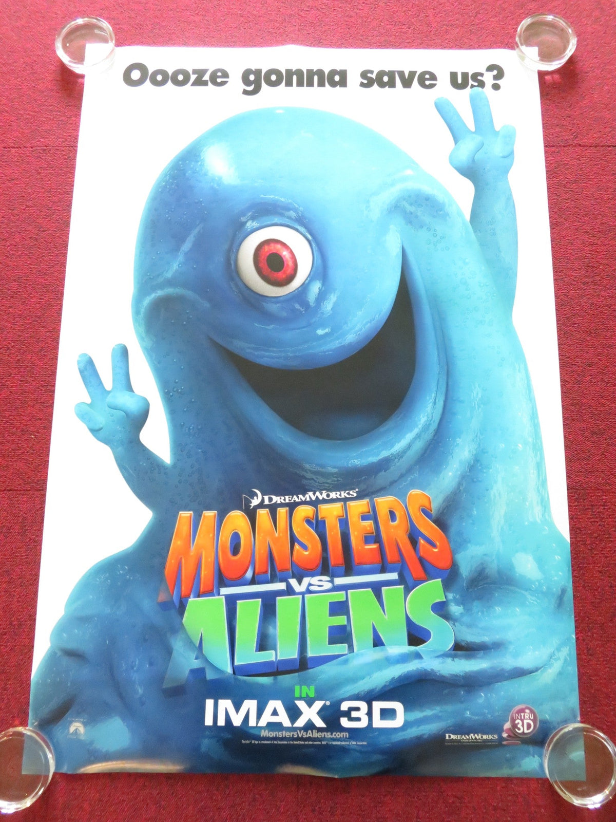 Conrad Vernon film poster: Monsters vs Aliens