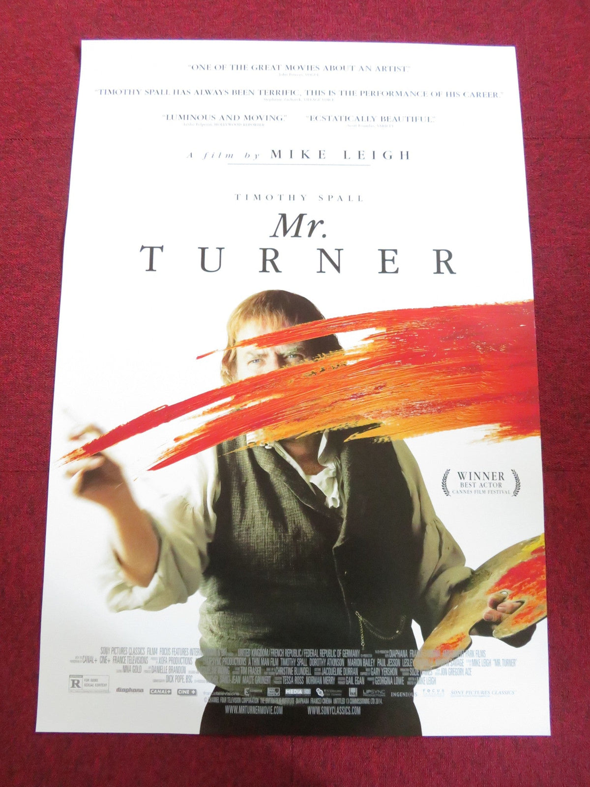 Mike Leigh film poster: Mr. Turner