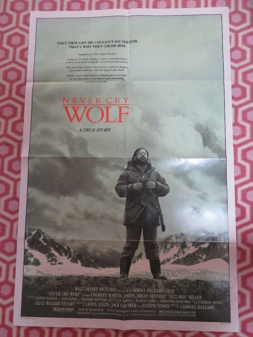 Carroll Ballard film poster: Never Cry Wolf