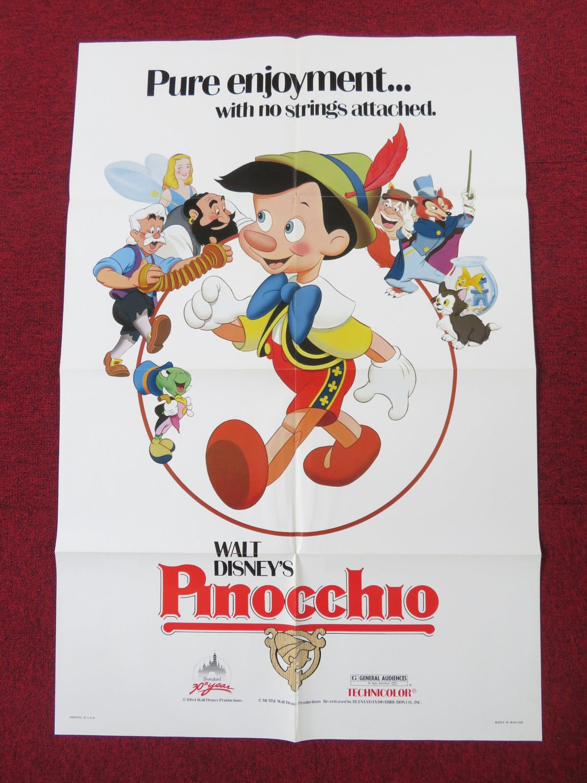 Jack Kinney film poster: Pinocchio