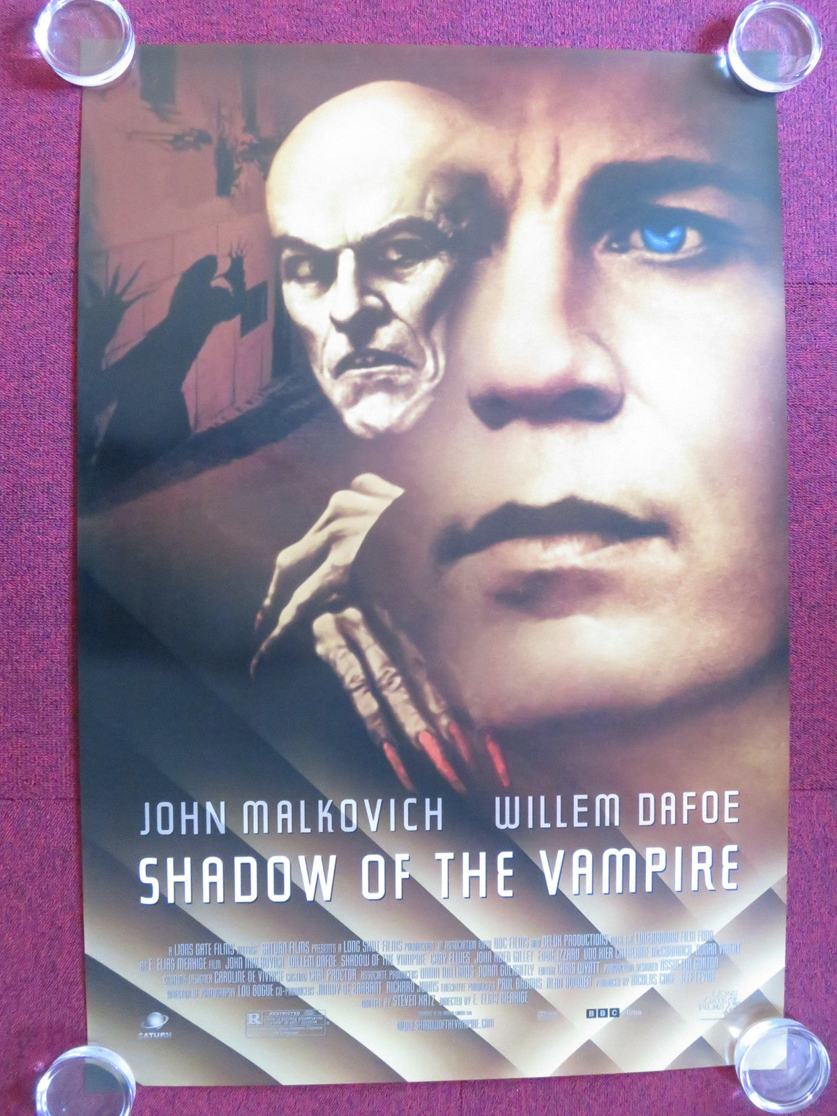 E. Elias Merhige film poster: Shadow of the Vampire