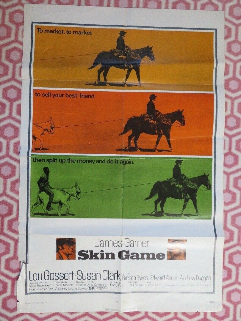Paul Bogart film poster: Skin Game
