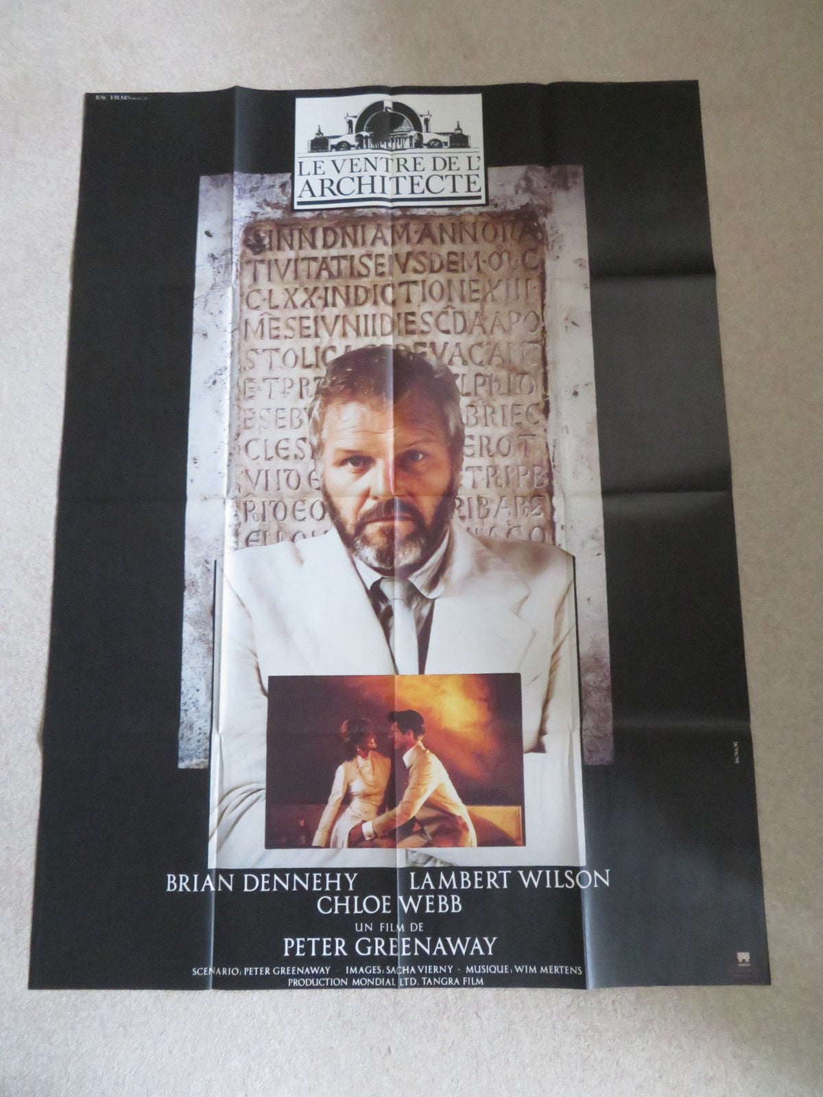 Peter Greenaway film poster: The Belly of an Architect
