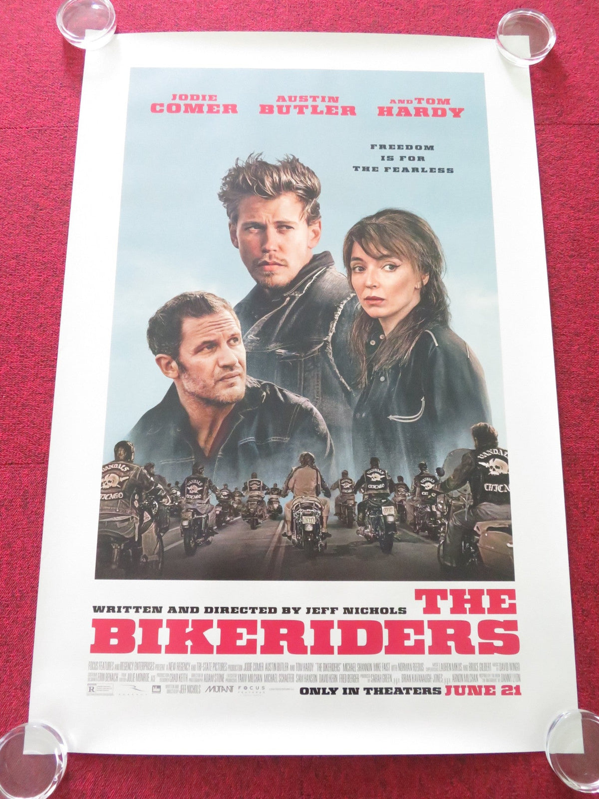 Jeff Nichols film poster: The Bikeriders