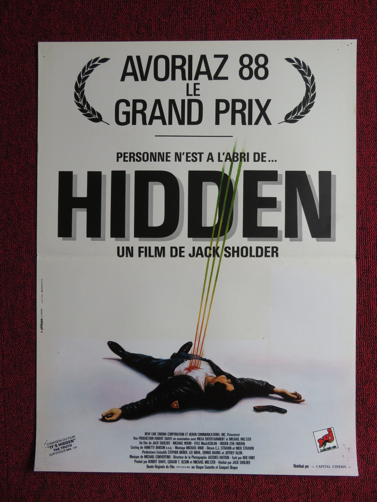 Jack Sholder film poster: The Hidden