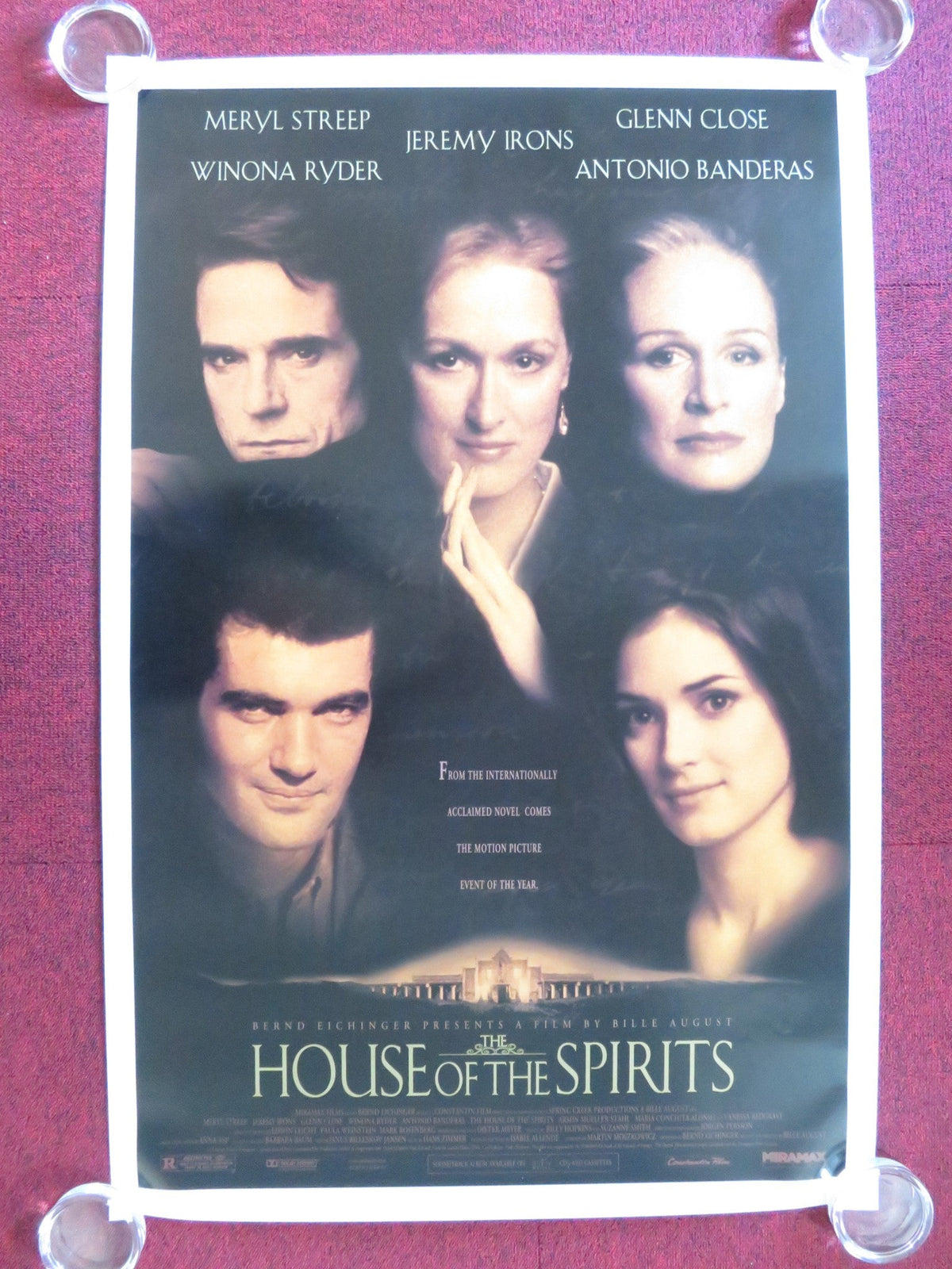 Bille August film poster: The House of the Spirits