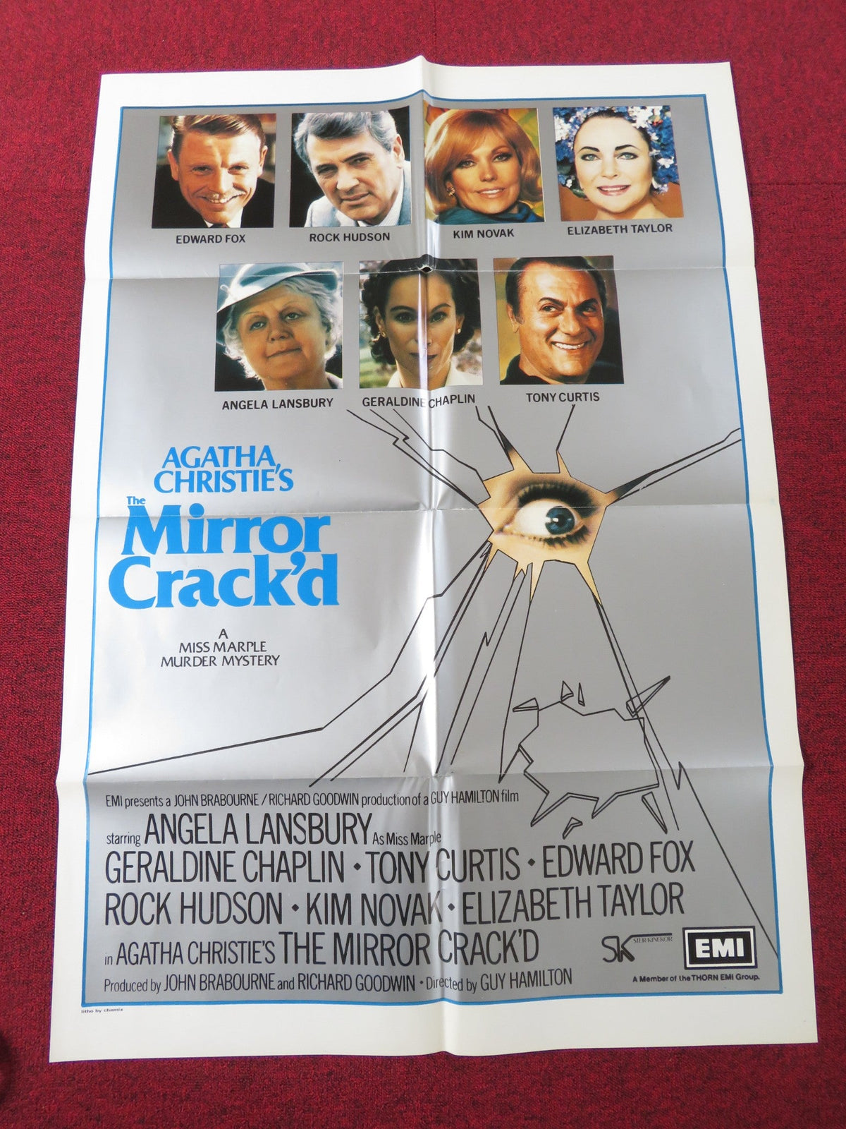 Guy Hamilton film poster: The Mirror Crack'd