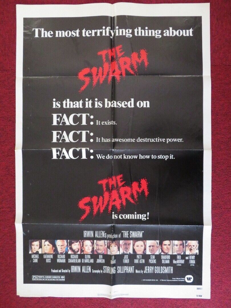 Irwin Allen film poster: The Swarm