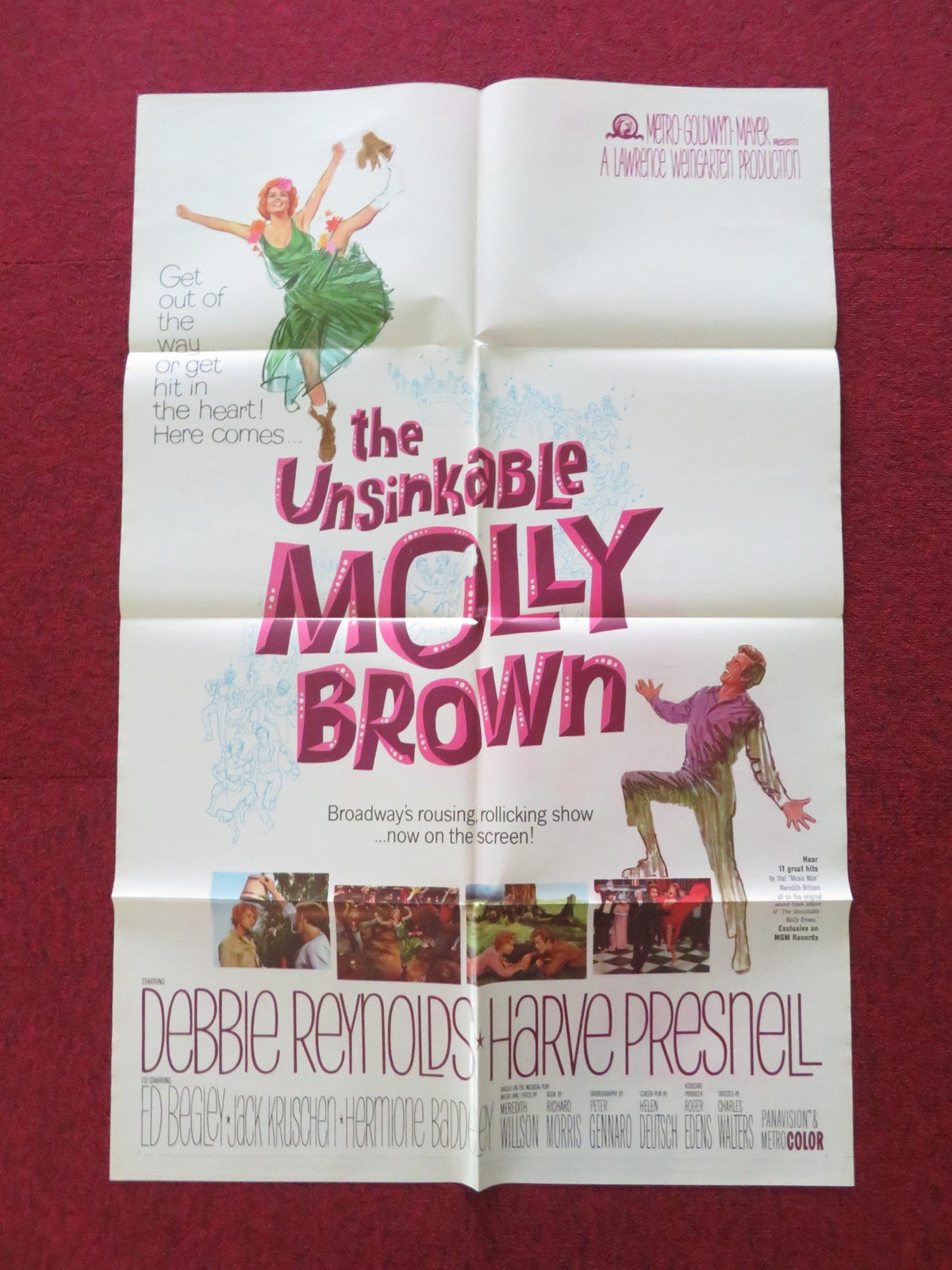 Charles Walters film poster: The Unsinkable Molly Brown