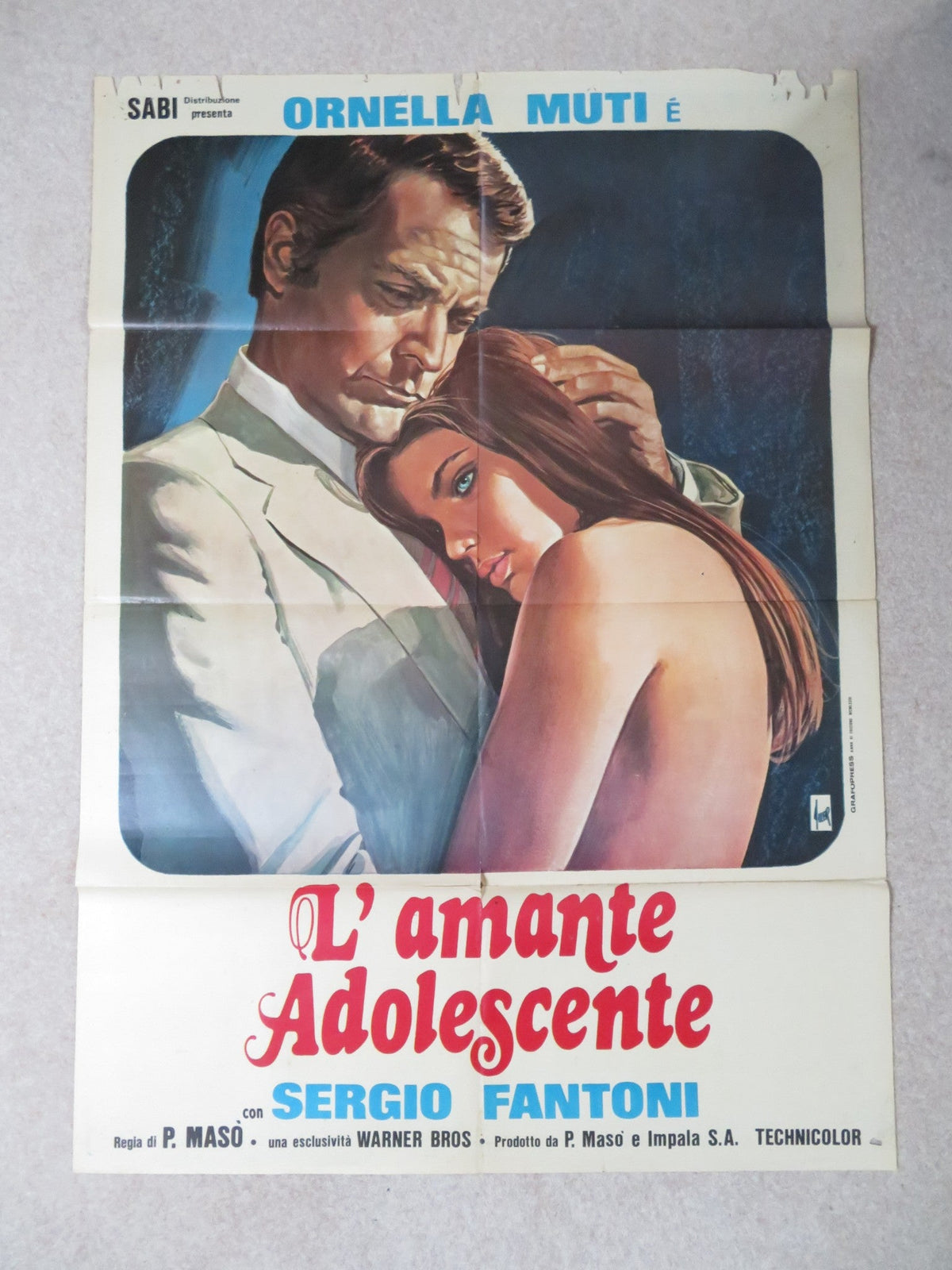 Pedro Masó film poster: A Girl and an Older Man