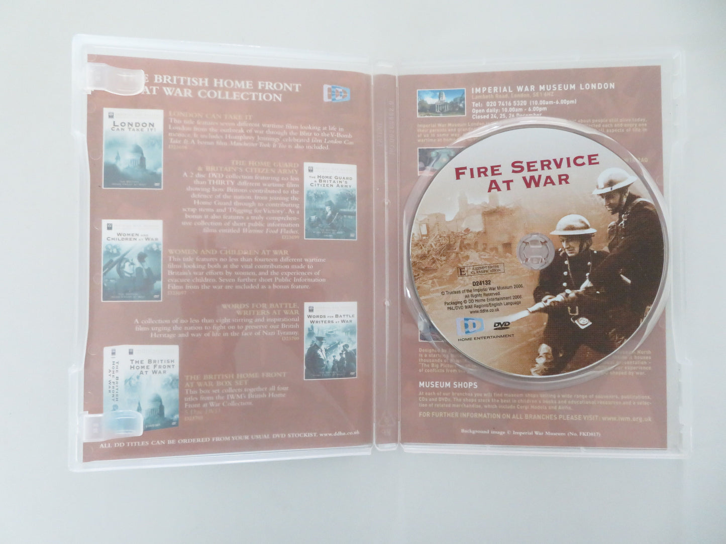 Fire Service at War (DVD) Imperial War Museum Official Collection 2006 Region 0
