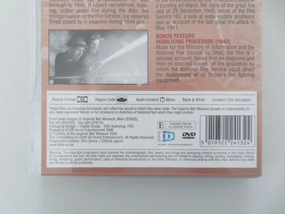Fire Service at War (DVD) Imperial War Museum Official Collection 2006 Region 0