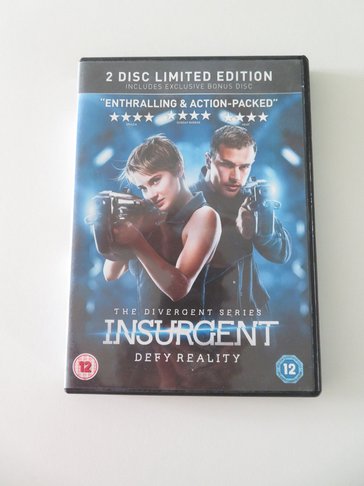 The Divergent Series: Insurgent (DVD) Shailene Woodley Theo James 2015 Region 2