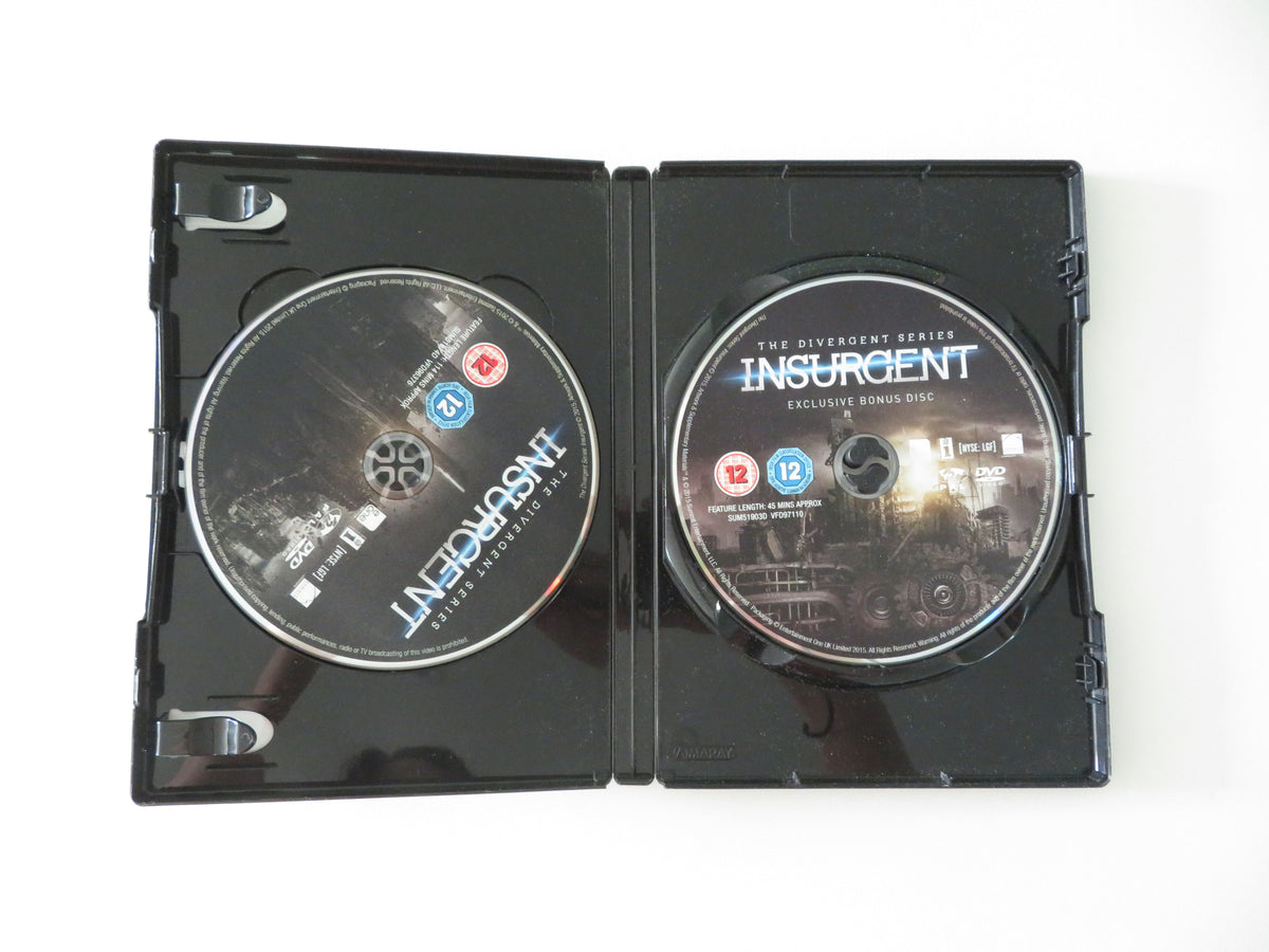 The Divergent Series: Insurgent (DVD) Shailene Woodley Theo James 2015 Region 2