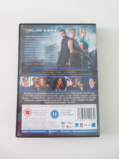 The Divergent Series: Insurgent (DVD) Shailene Woodley Theo James 2015 Region 2
