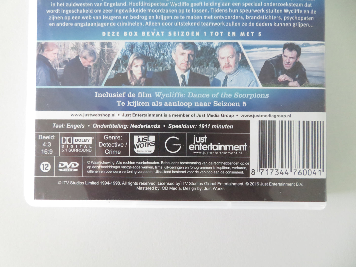 Wycliffe - The Collection Seasons 1-5 (DVD BoxSet) Jack Shepherd 1993 Region 2