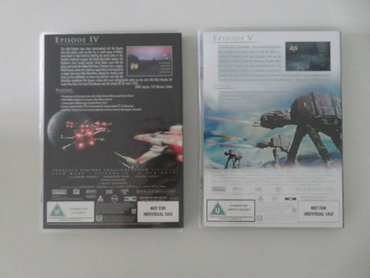 Star Wars Trilogy IV, V and VI (DVD BoxSet) Mark Hamill C. Fisher 2004 Region 2