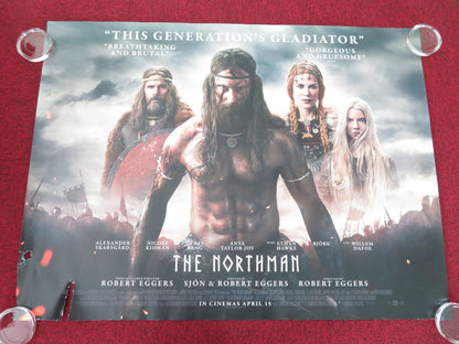 The Northman UK Quad Rolled Poster Alexander Skarsgard Nicole Kidman 2022