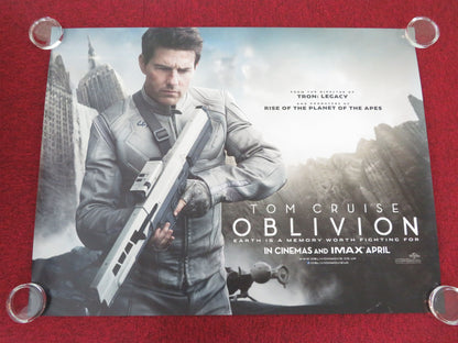 Oblivion UK Quad Rolled Poster Tom Cruise Morgan Freeman Andrea Riseborough 2013