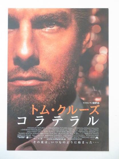 Collateral Japanese Chirashi (B5) Poster Tom Cruise Jamie Foxx 2004