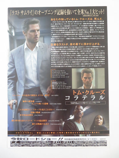 Collateral Japanese Chirashi (B5) Poster Tom Cruise Jamie Foxx 2004