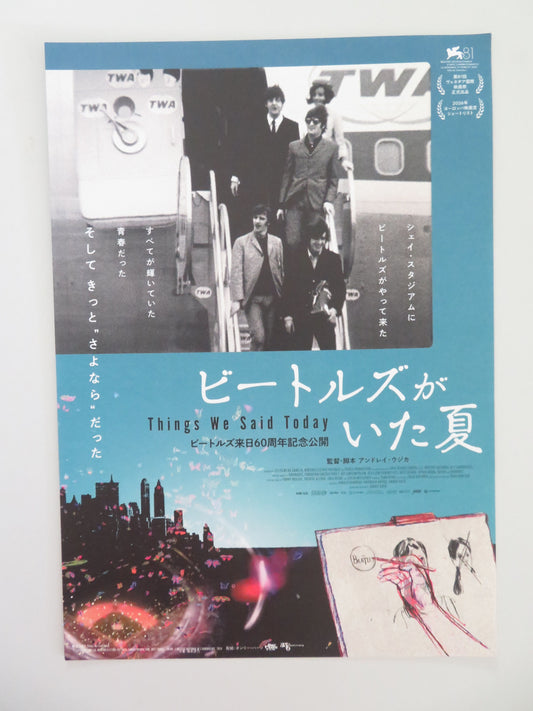 TWST: Things We Said Today Japanese Chirashi (B5) Poster The Beatles 2025