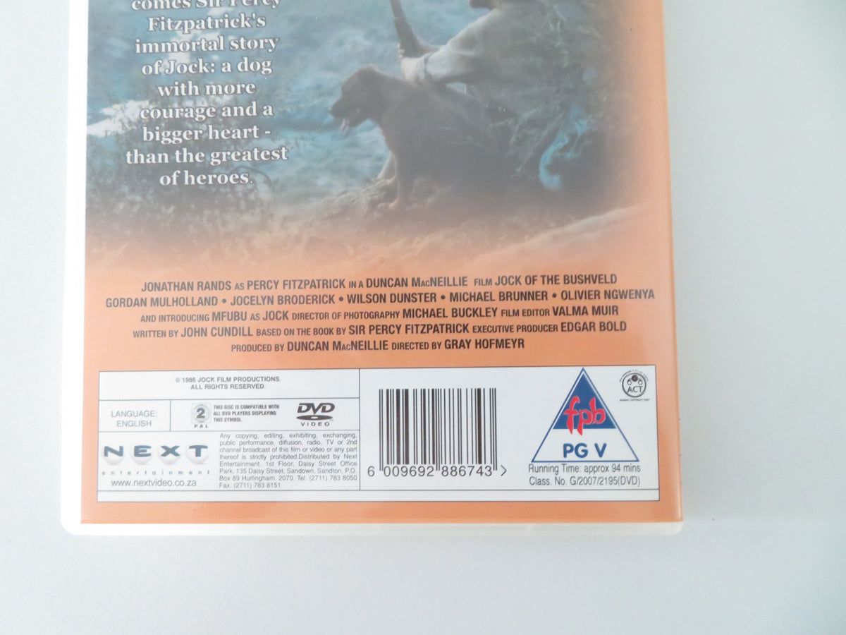 Jock of the Bushveld (DVD) Jocelyn Broderick Michael Brunner 1986 Region 2
