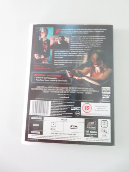 Panic Room (DVD) Jodie Foster Kristen Stewart 2002 Region 2
