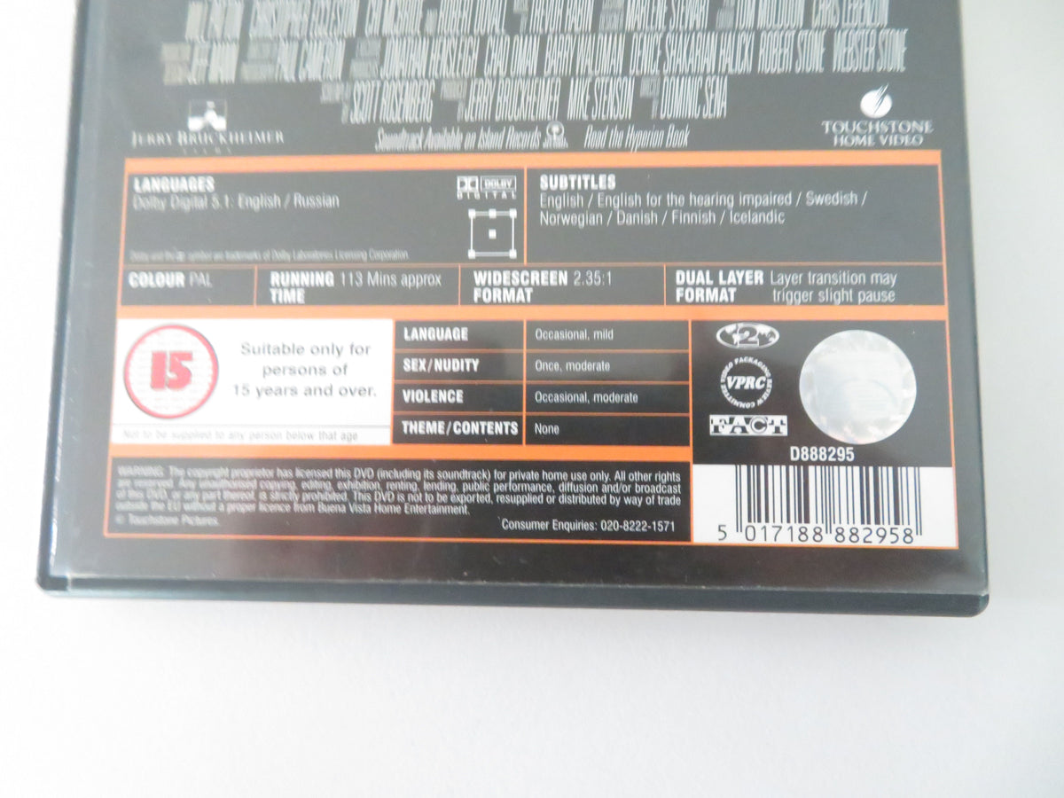 Gone in 60 Seconds (DVD) Nicolas Cage Angelina Jolie 2000 Region 2