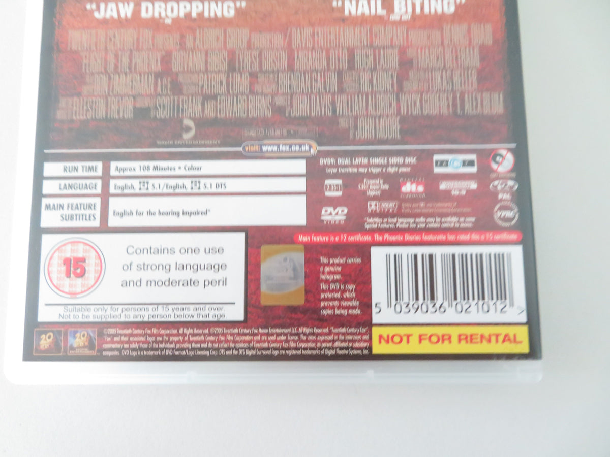 Flight of the Phoenix (DVD) Dennis Quaid Miranda Otto Hugh Laurie 2004 Region 2