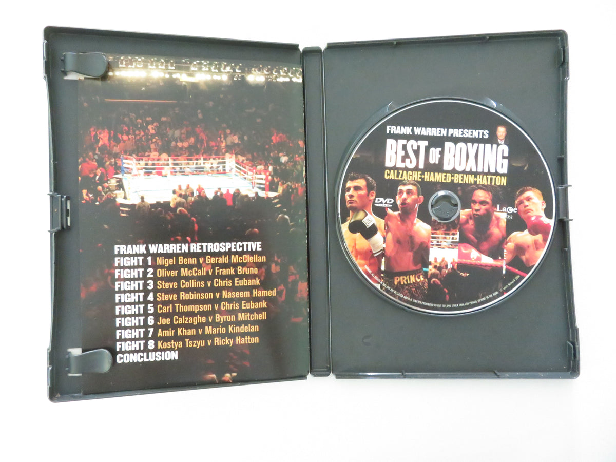 Frank Warren Presents: Best of Boxing (DVD) Calzaghe Hamed Hatton 2006 Region 0