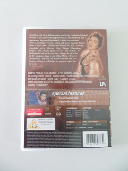 The Barefoot Contessa (DVD) Humphrey Bogart Ava Gardner 1954 Region 2