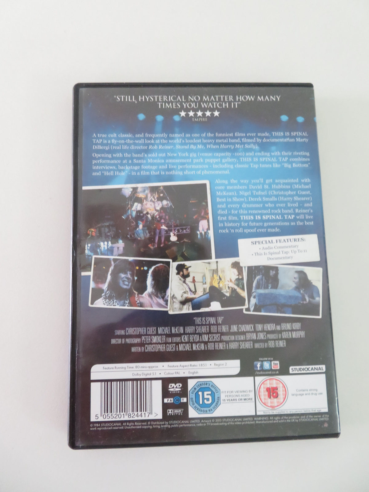 This Is Spinal Tap (DVD) Rob Reiner Michael McKean Region 2