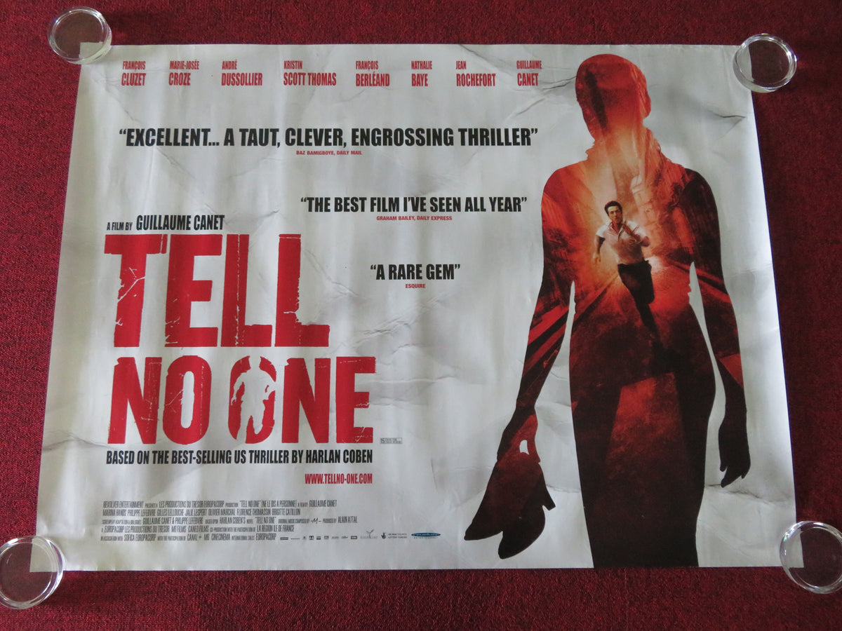 Tell No One UK Quad Rolled Poster François Cluzet Marie-Josée Croze 2006