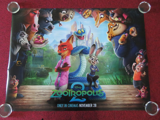 Zootropolis 2 - B UK Quad Rolled Poster Disney Ginnifer Goodwin J. Bateman 2025