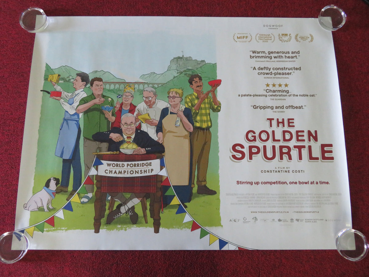 The Golden Spurtle UK Quad Rolled Poster Ian Bishop Adam Kiani C. Miller 2025