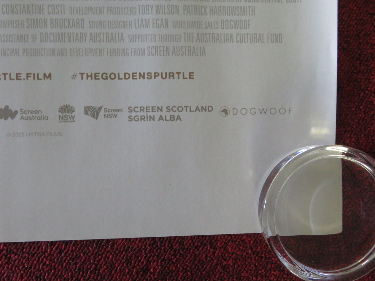 The Golden Spurtle UK Quad Rolled Poster Ian Bishop Adam Kiani C. Miller 2025