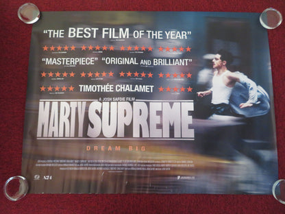 Marty Supreme - B UK Quad Rolled Poster Timothée Chalamet Gwyneth Paltrow 2025
