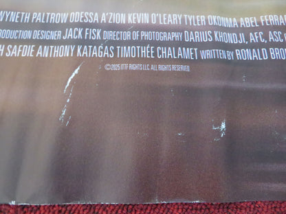 Marty Supreme - B UK Quad Rolled Poster Timothée Chalamet Gwyneth Paltrow 2025