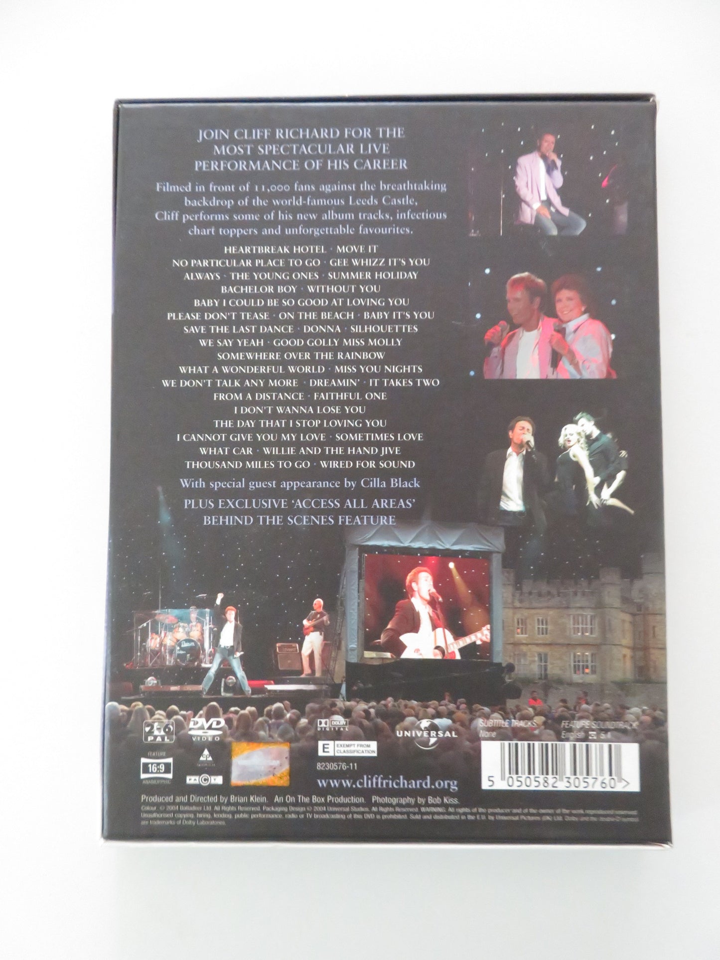Cliff Richard Live - Castles in the Air (DVD) Cliff Richard 2004 Region 2-6