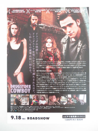Drugstore Cowboy Japanese Chirashi (B5) Poster Matt Dillon Lynch R2026