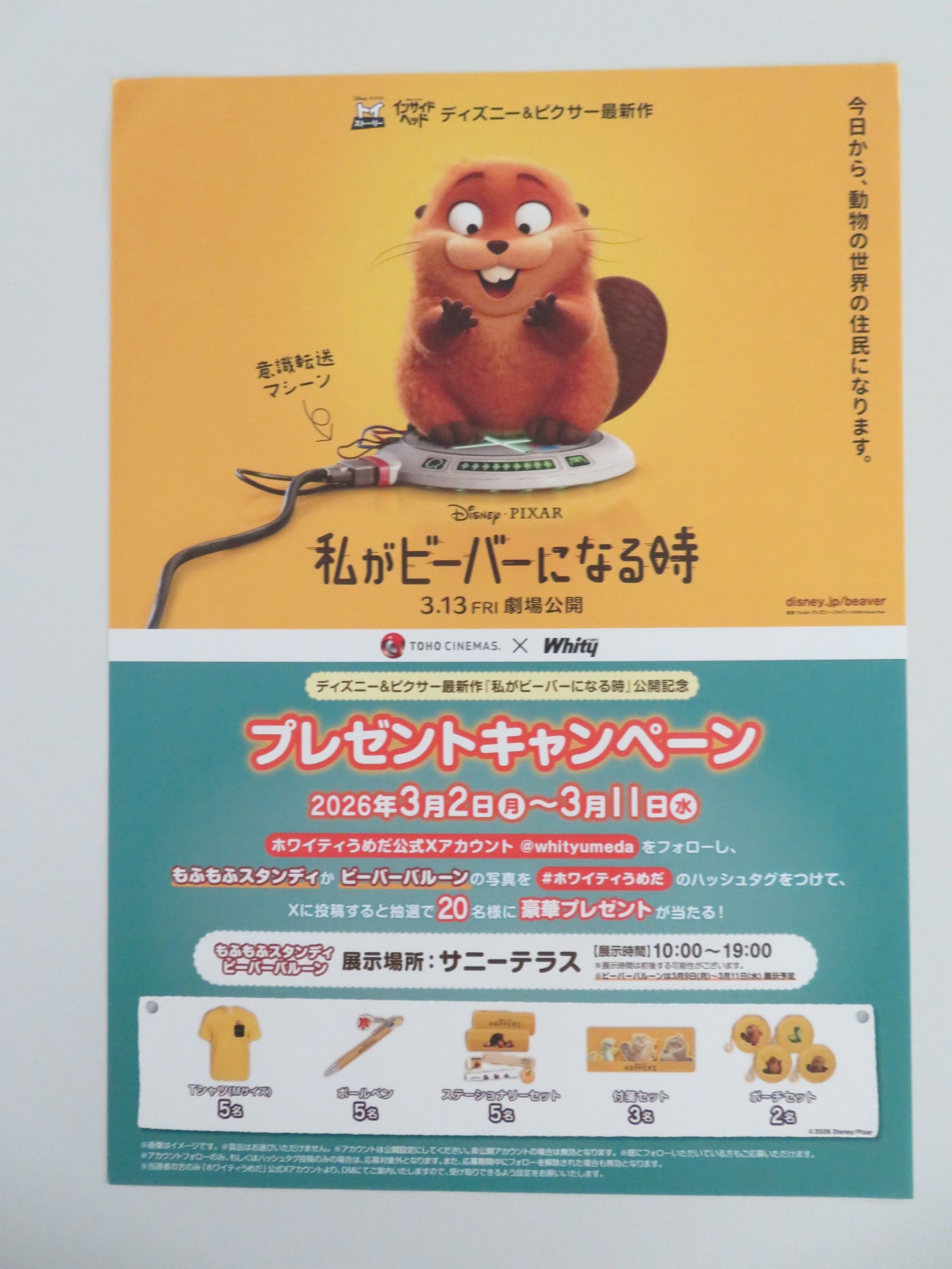 Hoppers - C Japanese Chirashi (B5) Poster Piper Curda Bobby Moynihan 2026