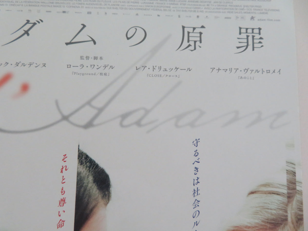 Adam's Sake Japanese Chirashi (B5) Poster Léa Drucker Vartolomei 2025