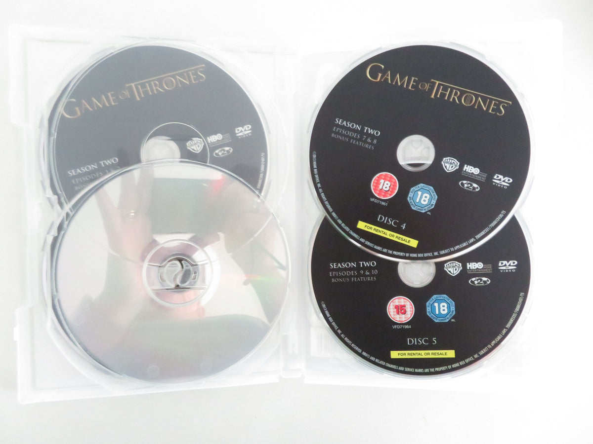 Game of Thrones - The Complete Second Season - B (DVD) 2012 Region 2