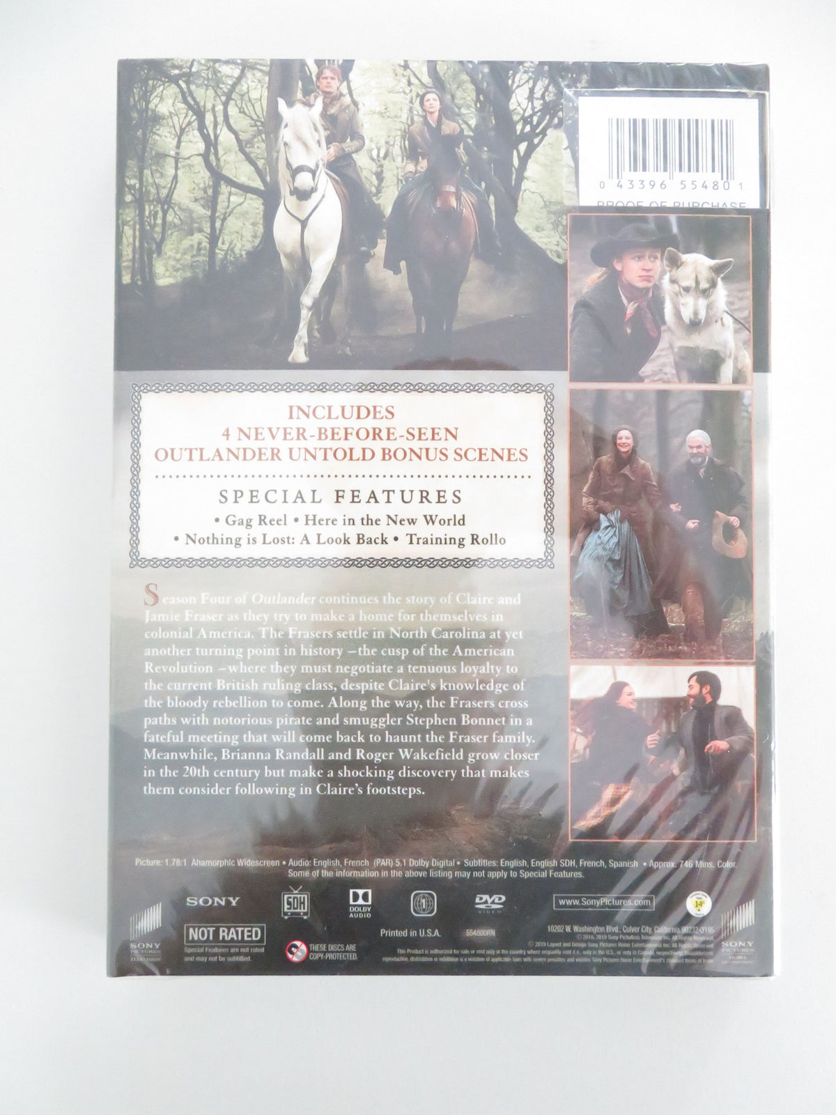 Outlander - Season Four (DVD) Sam Heughan Sophie Skelton 2018 Region 1
