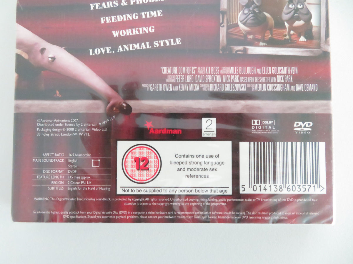Creature Comforts Complete Series 3 in the USA (DVD) Julie Dove 2007 Region 2