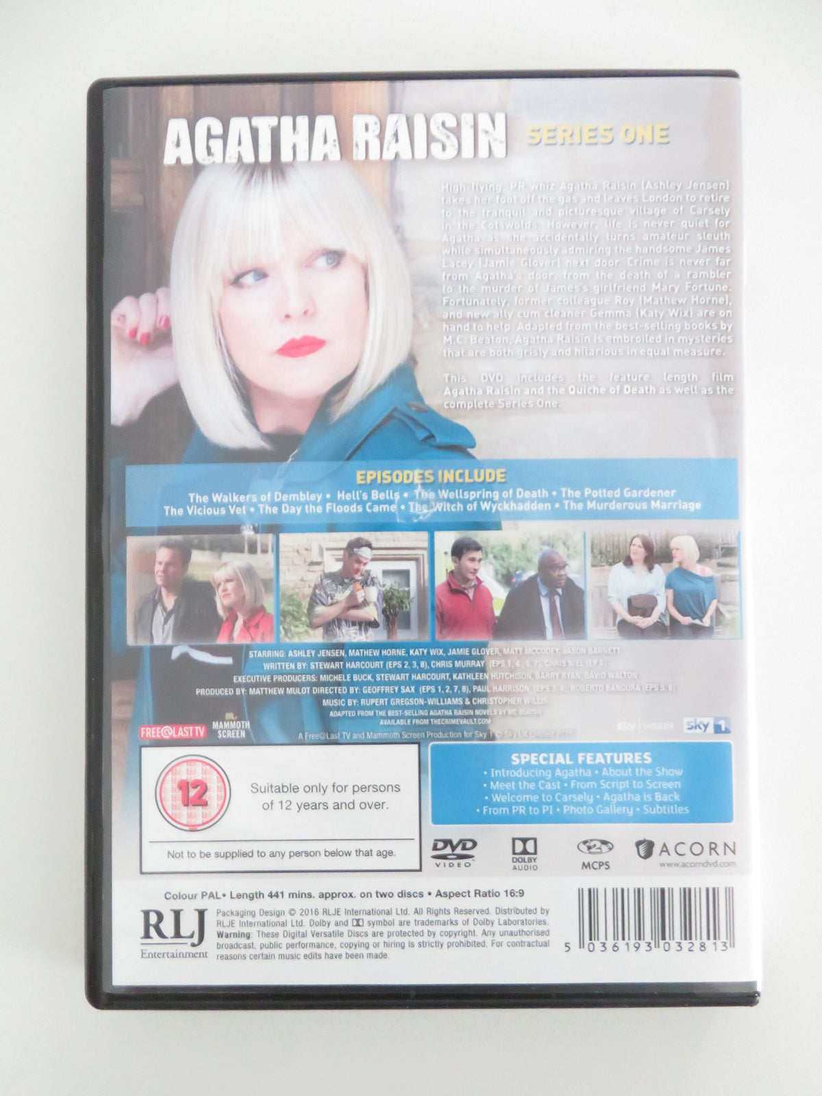 Agatha Raisin Series One (DVD) Ashley Jensen Matthew Horne 2014 Region 2