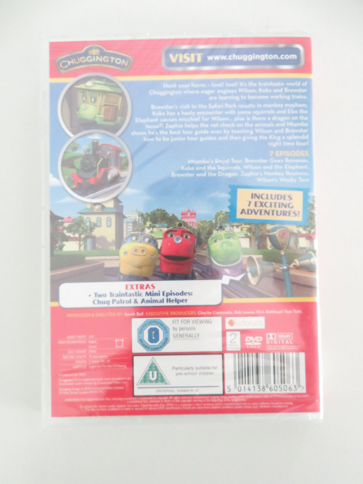 Chuggington - Chuggers on Safari (DVD) Brigid Harrington 2008 Region 2